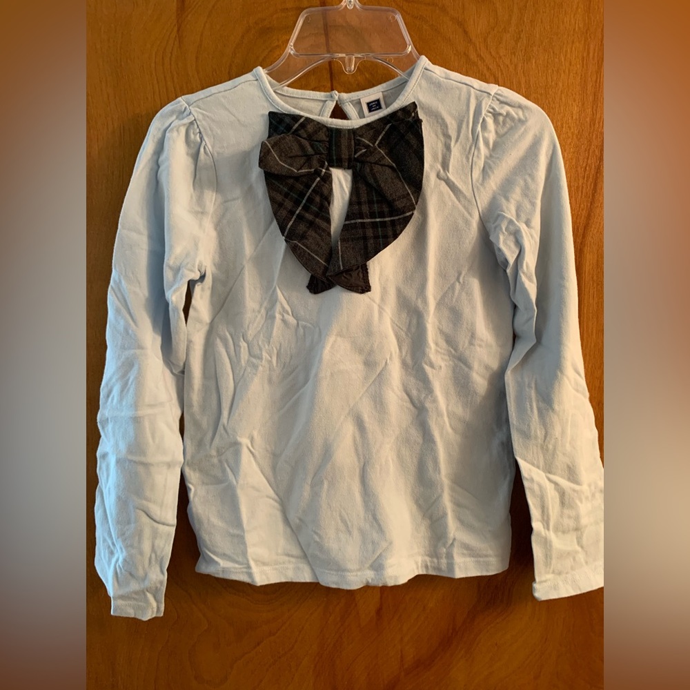Girls Janie and Jack Long Sleeve Cotton shirt. Size 10